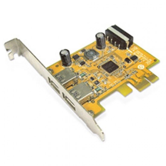2xUSB 3.0 Interface Card SUNIX USB2300 Full Profile