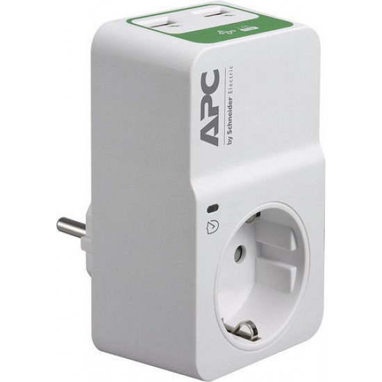 APC Essential SurgeArrest PM1WU2-GR 1 Οutlet With USB Charger