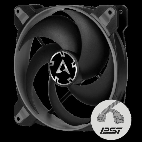 Arctic BIONIX P120 (Grey) - Pressure-optimised 120 mm Gaming Fan with PWM PST