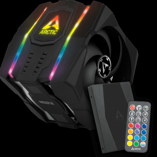 Arctic Freezer 50 W/ ARGB Controller - Dual Tower CPU Cooler