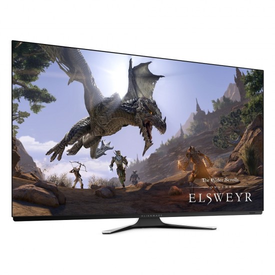 DELL Monitor Alienware AW5520QF Gaming 55' 4K UHD OLED, HDMI, DisplayPort, 3YearsW, AMD Radeon FreeSync