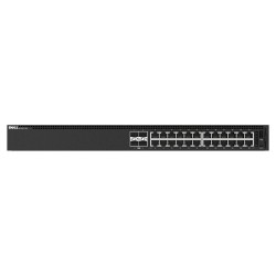 DELL Switch N1124P, 24 Ports RJ45 1GbE, 4 Ports SFP+ 10GbE, Stacking