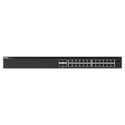 DELL Switch N1124T, 24 Ports RJ45 1GbE, 4 Ports SFP+ 10GbE, Stacking