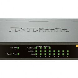 DLINK DES-1008PA Switch 8 Ports 10/100Mbps with 4 PoE Ports