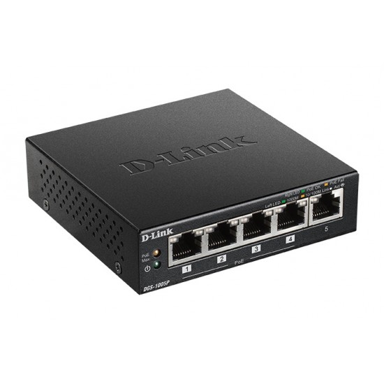 DLINK DGS-1005P 5-port 10/100/1000Mbps 4 PoE Ports