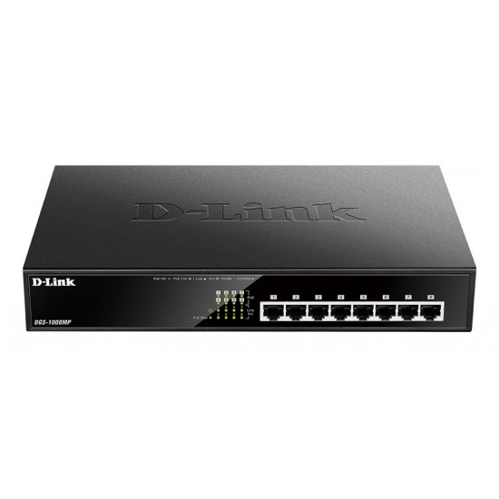 DLINK DGS-1008MP 8-port 10/100/1000Mbps 8 PoE Port