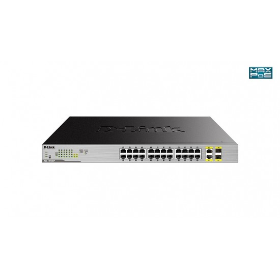 DLINK DGS-1026MP 24x100/1000Mbps 24x PoE,2xSFP