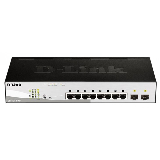 DLINK DGS-1210-08P Desktop PoE Smart Switch