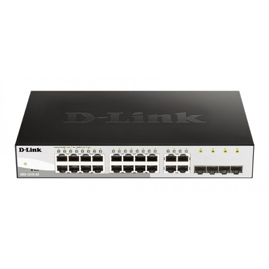 DLINK DGS 1210-20 16-PORTS GB SWTCH WITH 4 GB SFP