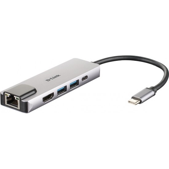 DLINK DUB-M520 5-IN-1 USB-C HUB HDMI, ETH & PD