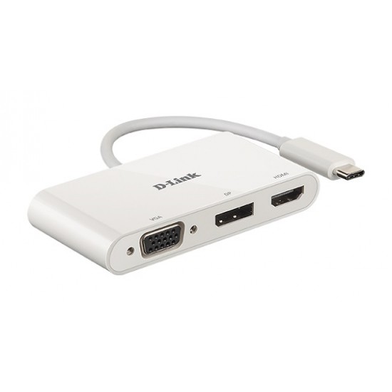 DLINK DUB-V310 3-IN-1 USB-C to HDMI/VGA/DISP PORT