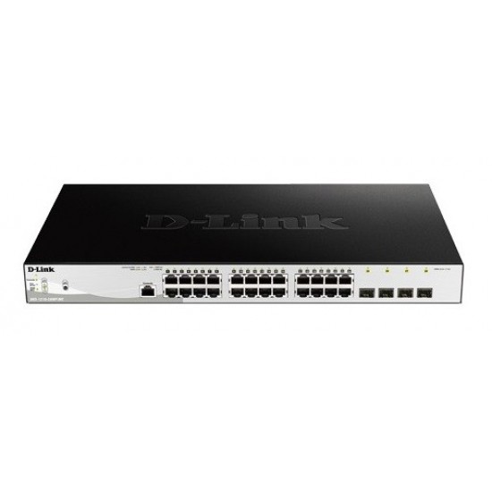 DLINK SWITCH 28-Port Gigabit PoE+ Smart Switch including 4 SFP Ports
