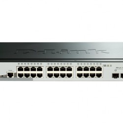 DLINK Switch DGS-1510-28P, 24-Port 10/100/1000 Mbps POE, 4-port SFP
