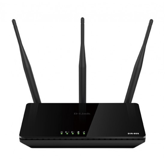 DLINK Wireless AC750 Dual Band 10/100 Router with external antenna