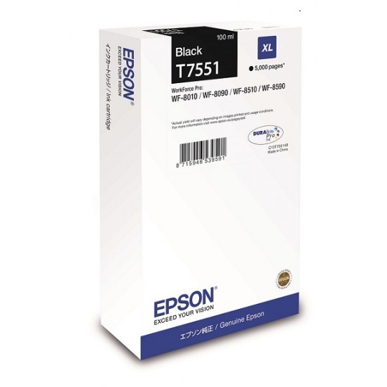 Epson Cartridge Black XL C13T755140