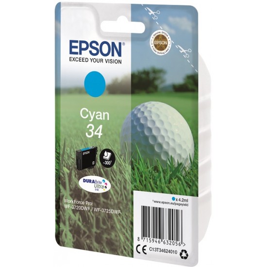 EPSON Cartridge Cyan C13T34624010