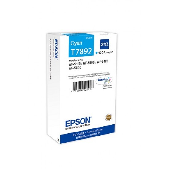 Epson Cartridge Cyan XXL C13T789240