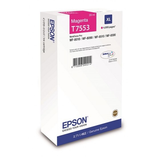 Epson Cartridge Magenta XL C13T755340