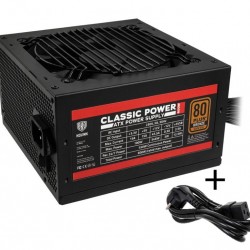 Kolink Classic Power 80 PLUS Bronze PSU 600 Watt PC Power Supply - With Cable