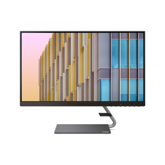 LENOVO Monitor Q24h-10 23,8' QHD IPS, Slim Bezel, HDMi, DP, USB,AMD FreeSync, Speakers,3YearsW