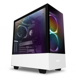 NZXT H510 ELITE WHITE - Tempered Glass -Smart 2nd Gen - RGB Fan/Led - Vertical GPU Mount - ATX Case