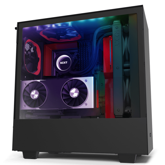 NZXT H510i Black Red - Tempered Glass -Smart 2nd Gen