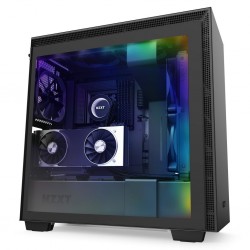 NZXT H710i BLACK- Tempered Glass - 2nd Gen Smart - RGB Leds - Vertical GPU Mount - 272mm EATX Case