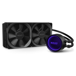 NZXT Kraken X53 (240mm) RGB Variable Speed Liquid Cooler - (Includes AM4 Bracket & Hue 2)