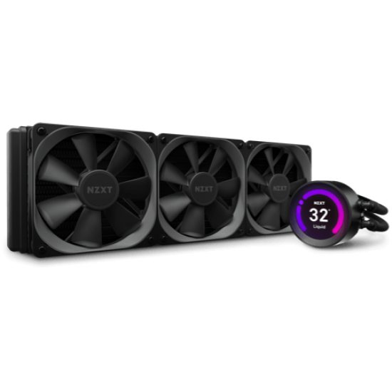 NZXT Kraken Z73 (360mm) RGB Variable Speed Liquid Cooler - (Includes AM4 Bracket & Hue 2)