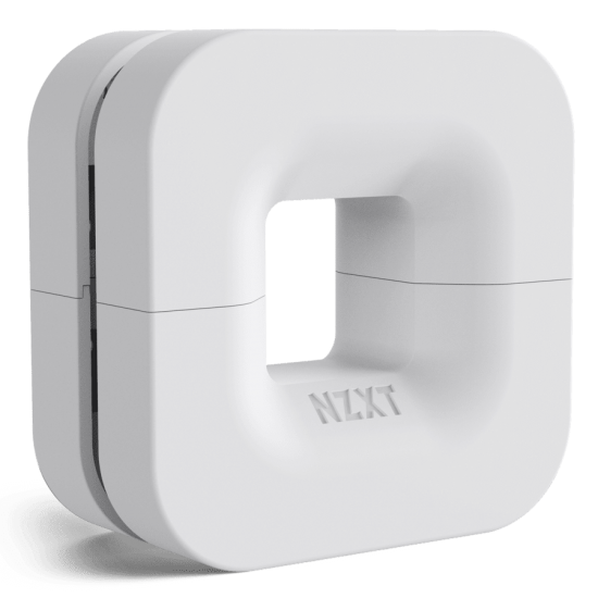 Nzxt Puck White - Cable Management & Headset Mounting Solution - Magnetic