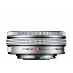 Olympus 14-42mm 1:3.5-5.6 EZ SILVER M.ZUIKO DIGITAL (EZ-M1442EZ) Lense Micro FT