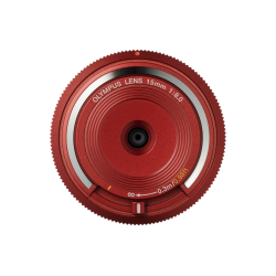 Olympus 15mm 1:8.0 RED BODY CAP LENS (BCL-1580) Lense Micro FT