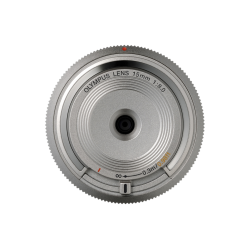 Olympus 15mm 1:8.0 SILVER BODY CAP LENS (BCL-1580) Lense Micro FT
