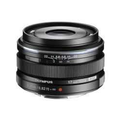 Olympus 17mm 1:1.8 BLACK M.ZUIKO DIGITAL (EW-M1718) Lense Micro FT