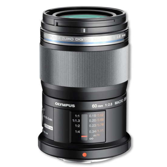 Olympus 60mm 1:2.8 MACRO BLACK M.ZUIKO DIGITAL (EM-M6028) Lense Micro FT