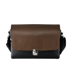 OLYMPUS CBG-11 PR, High value black/brown leather bag for PEN-F - limited edition