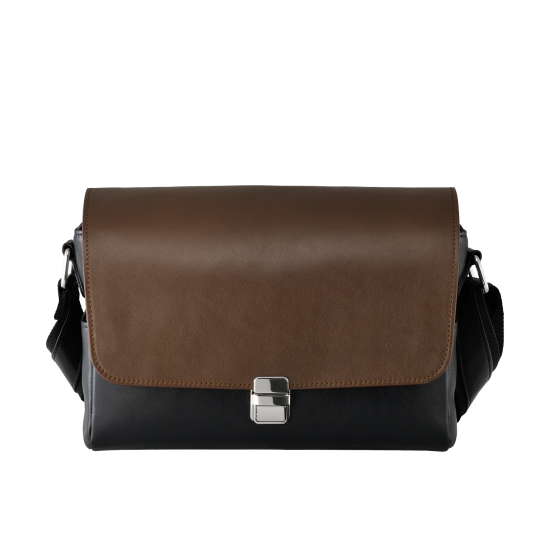 OLYMPUS CBG-11 PR, High value black/brown leather bag for PEN-F - limited edition