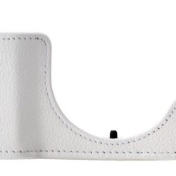 OLYMPUS CS-45B WHT Leather Body Jacket for PEN E-PL7/E-PL8 - white