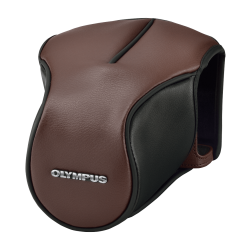 Olympus CS-46FBC brown Body jacket with front case for E-M5 Mark II