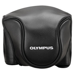 Olympus CSCH-118 Full Cover Leather Jacket Black for Stylus 1/Stylus 1s