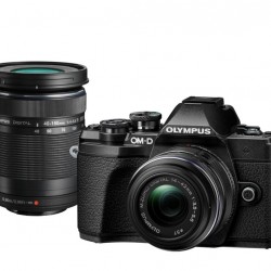 OLYMPUS E-M10 III Pancake Double Zoom Kit  Μαύρη +EZ-M1442 EZ Μαύρο+ EZ-M40150 R Μαύρο ΚΙΤ V207074BE