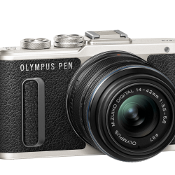 Olympus E-PL8 1442IIR Kit blk/blk (E-PL8 black + EZ-M1442IIR black - incl. Charger & Battery)