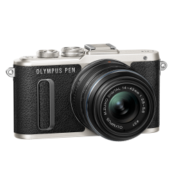 Olympus E-PL8 1442IIR Kit blk/blk (E-PL8 black + EZ-M1442IIR black - incl. Charger & Battery)