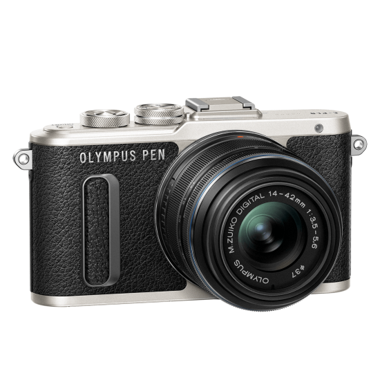 Olympus E-PL8 1442IIR Kit blk/blk (E-PL8 black + EZ-M1442IIR black - incl. Charger & Battery)