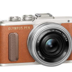 OLYMPUS E-PL8 BROWN +ΕΖ-1442ΕΖ SILVER