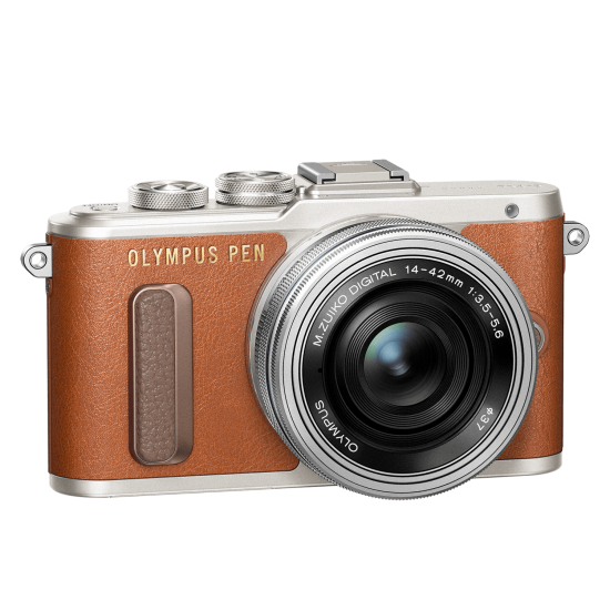 OLYMPUS E-PL8 BROWN +ΕΖ-1442ΕΖ SILVER
