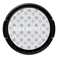 Olympus LC-37PR GDT Dress-Up Lens Cap - grey-spotted