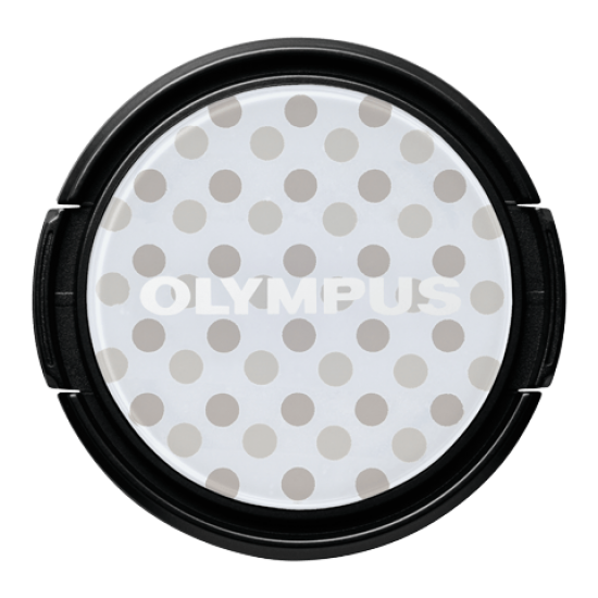Olympus LC-37PR GDT Dress-Up Lens Cap - grey-spotted