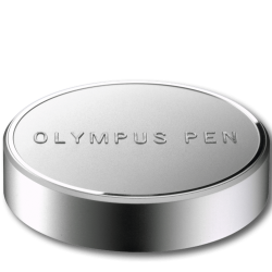 Olympus LC-48B Lens cap silver (metal) for EW-M1718