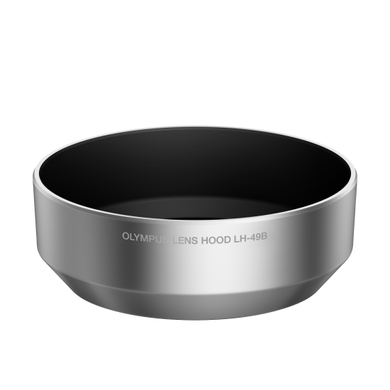 Olympus LH-49B Lens Hood for M.ZUIKO DIGITAL 25mm 1:1.8 silver